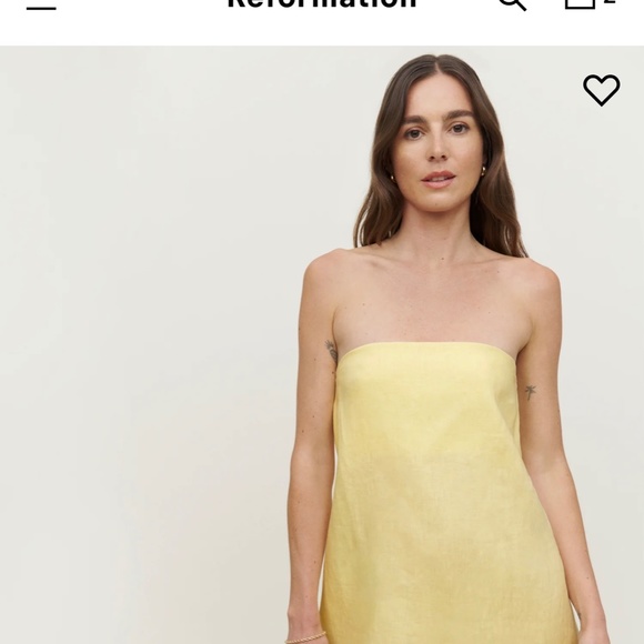 NWT reformation Stella linen dress - Picture 2 of 3